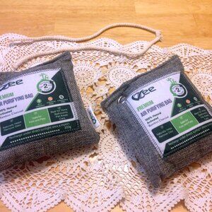Two new vzee bamboo charcoal air purifying bags